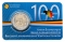 2 Euro 2021, KM# 419, Belgium, Philippe, 100th Anniversary of the Belgium-Luxembourg Economic Union, Coincard (front)