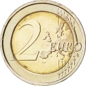 2 Euro 2008, KM# 248, Belgium, Albert II, 60th Anniversary of the Universal Declaration of Human Rights