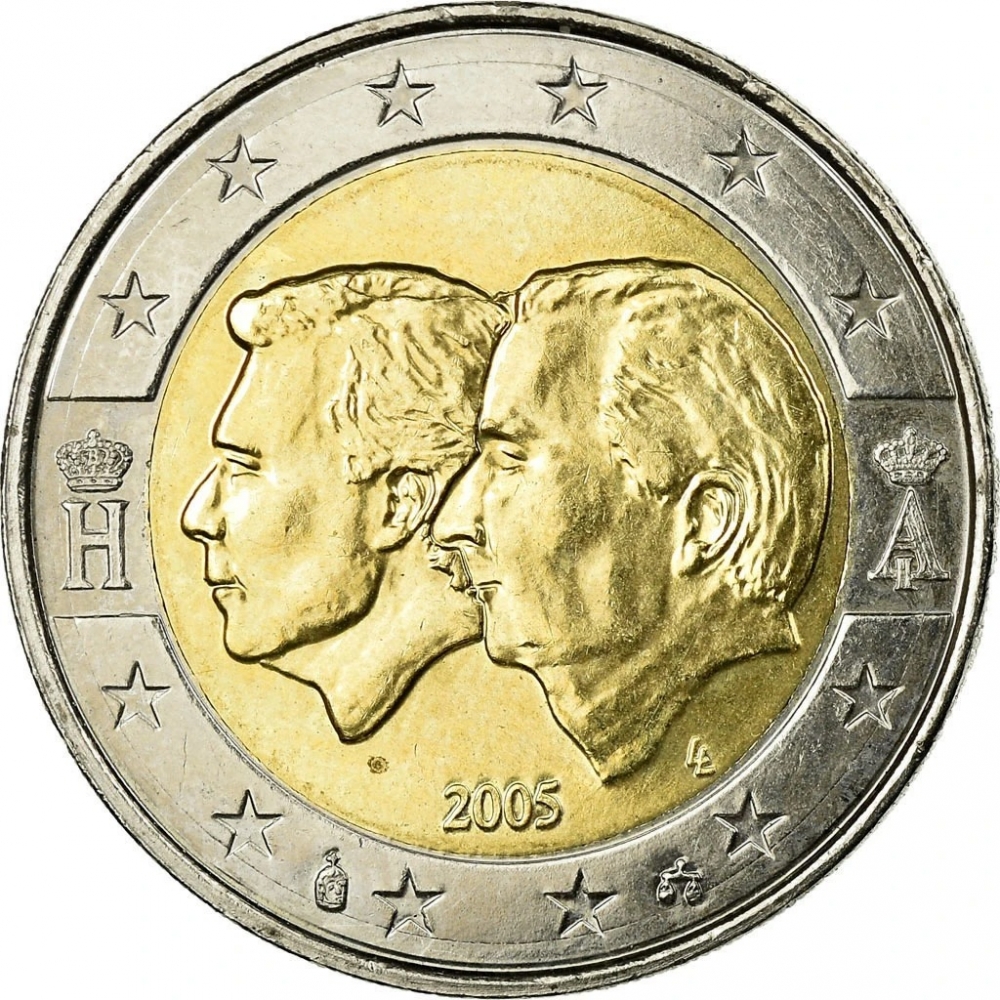 2 Euro 2005, KM# 240, Belgium, Albert II, Belgium-Luxembourg Economic Union