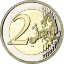 2 Euro 2015, KM# 363, Belgium, Philippe, European Year for Development