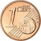 1 Euro Cent 2014-2021, KM# 331, Belgium, Philippe