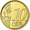10 Euro Cent 2009-2013, KM# 298, Belgium, Albert II