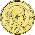 10 Euro Cent 2014-2021, KM# 334, Belgium, Philippe