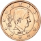2 Euro Cent 2014-2021, KM# 332, Belgium, Philippe