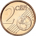 2 Euro Cent 2014-2023, KM# 332, Belgium, Philippe