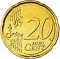 20 Euro Cent 2008, KM# 278, Belgium, Albert II