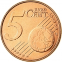 5 Euro Cent 1999-2007, KM# 226, Belgium, Albert II