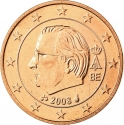 5 Euro Cent 2008, KM# 276, Belgium, Albert II
