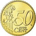 50 Euro Cent 1999-2006, KM# 229, Belgium, Albert II