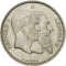 1 Franc 1880, KM# 38, Belgium, Leopold II, 50th Anniversary of Belgian Independence