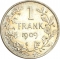 1 Franc 1904-1909, Belgium, Leopold II
