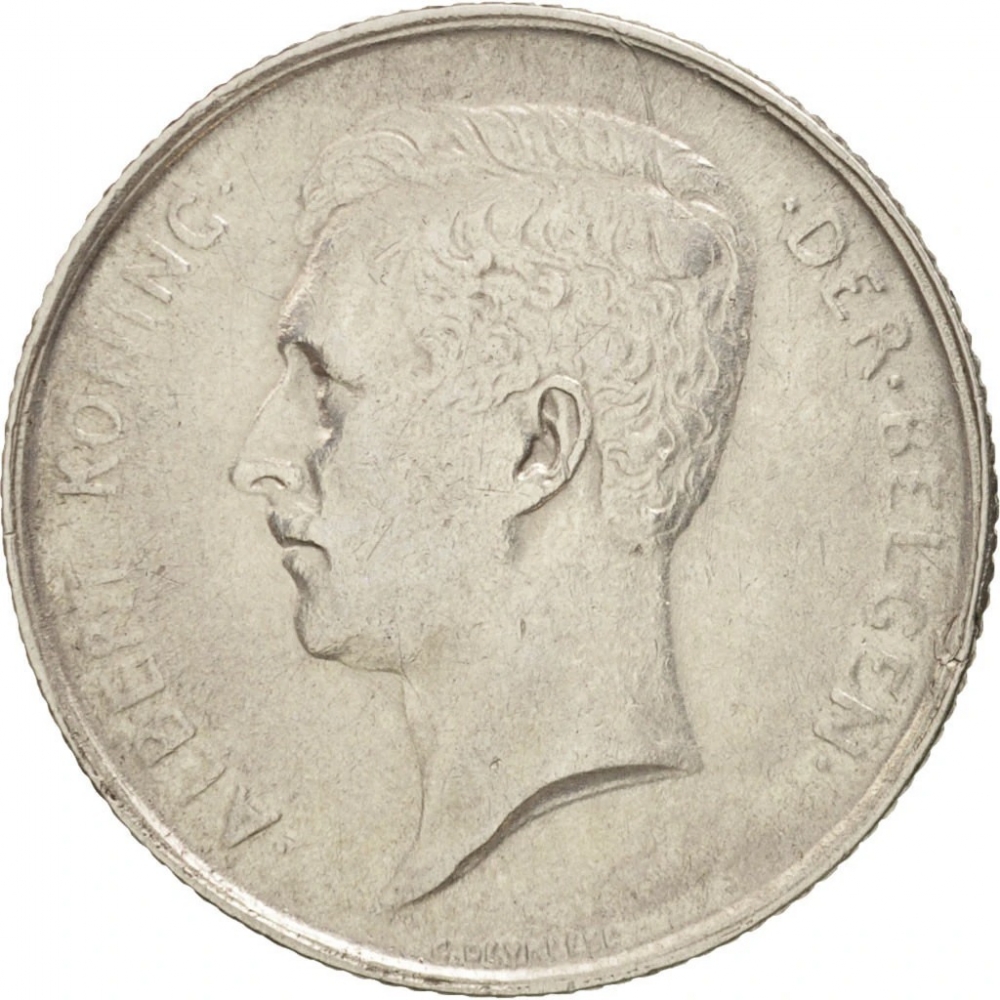 1 Franc 1910-1918, KM# 73, Belgium, Albert I