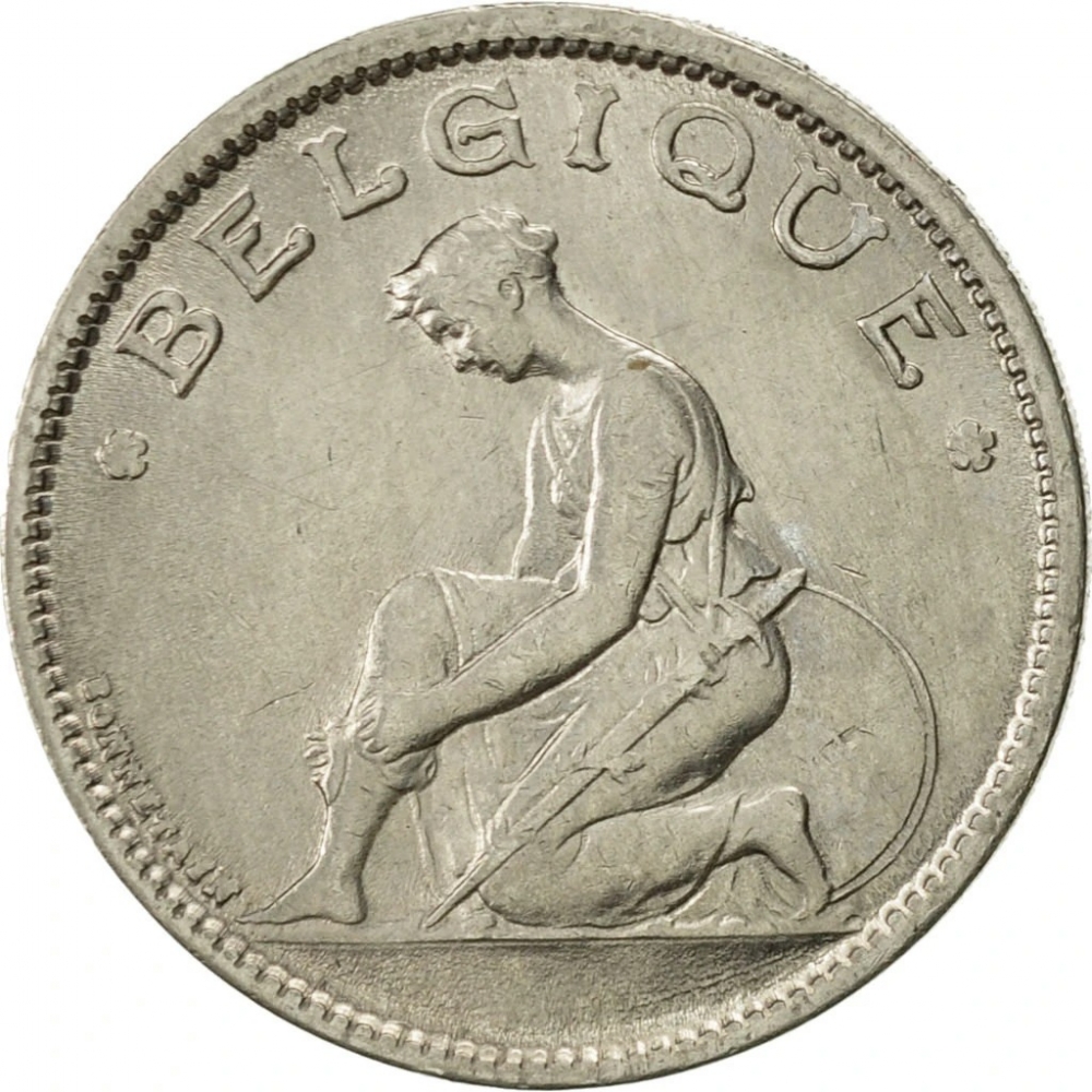 1 Franc 1922-1934, KM# 89, Belgium, Albert I