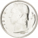1 Franc 1950-1988, KM# 143, Belgium, Baudouin