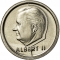 1 Franc 1994-2001, KM# 188, Belgium, Albert II, Large head