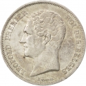 2½ Francs 1848-1849, KM# 11, Belgium, Leopold I