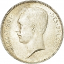 2 Francs 1910-1912, KM# 74, Belgium, Albert I