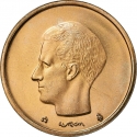 20 Francs 1980-1993, KM# 159, Belgium, Baudouin