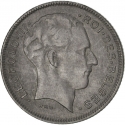 5 Francs 1941-1947, KM# 129, Belgium, Leopold III