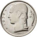 5 Francs 1948-1981, KM# 135, Belgium, Baudouin