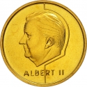 5 Francs 1994-2001, KM# 190, Belgium, Albert II