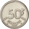 50 Francs 1987-1993, KM# 168, Belgium, Baudouin