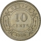 10 Cents 1974-2000, KM# 35, Belize, Elizabeth II