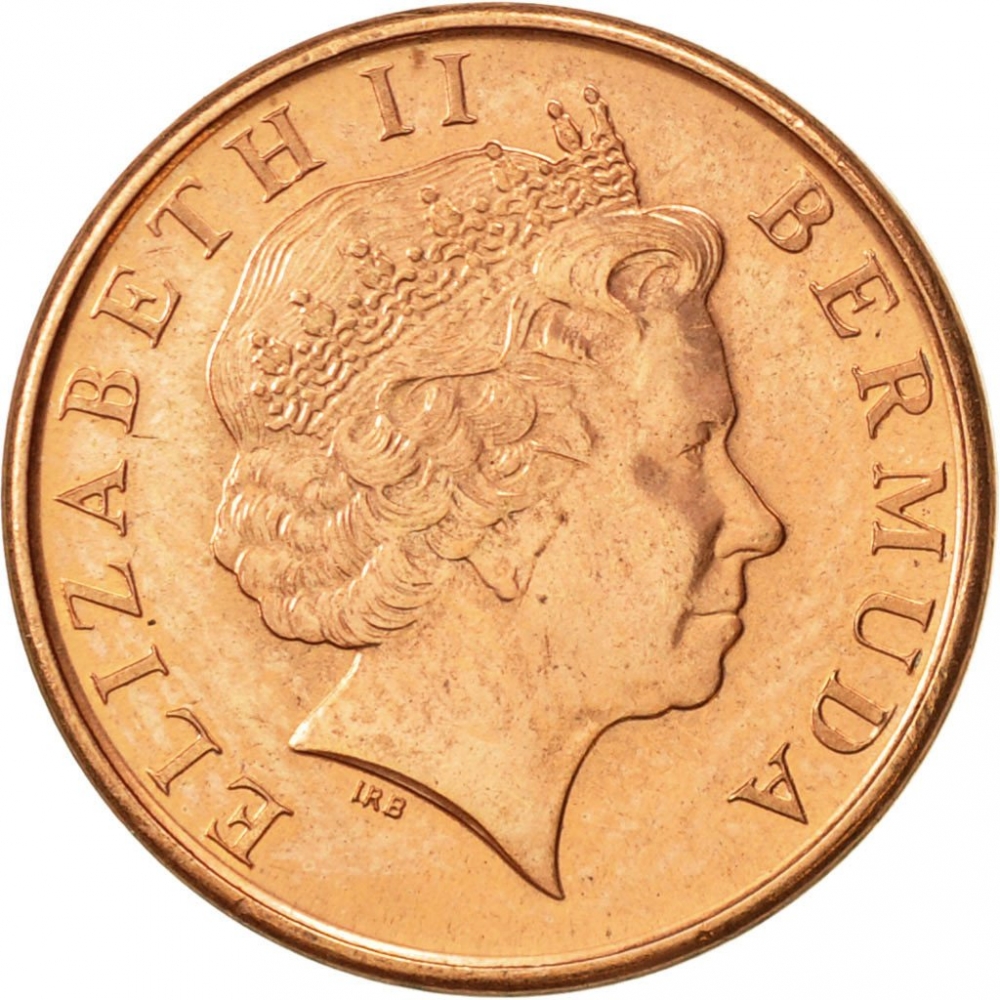 1 Cent 1999-2008, KM# 107, Bermuda, Elizabeth II