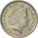 10 Cents 1999-2009, KM# 109, Bermuda, Elizabeth II