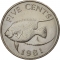 5 Cents 1970-1985, KM# 16, Bermuda, Elizabeth II