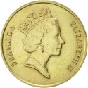 1 Dollar 1988-1997, KM# 56, Bermuda, Elizabeth II