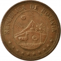 10 Centavos 1965-1973, KM# 188, Bolivia