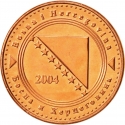 10 Feninga 1998-2021, KM# 115, Bosnia and Herzegovina