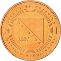 50 Feninga 1998-2021, KM# 117, Bosnia and Herzegovina