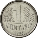 1 Centavo 1994-1997, KM# 631, Brazil