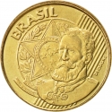25 Centavos 1998-2021, KM# 650, Brazil