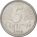 5 Centavos 1994-1997, KM# 632, Brazil