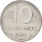 10 Cruzeiros 1980-1986, KM# 592, Brazil