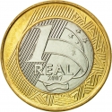 1 Real 2002-2023, KM# 652a, Brazil