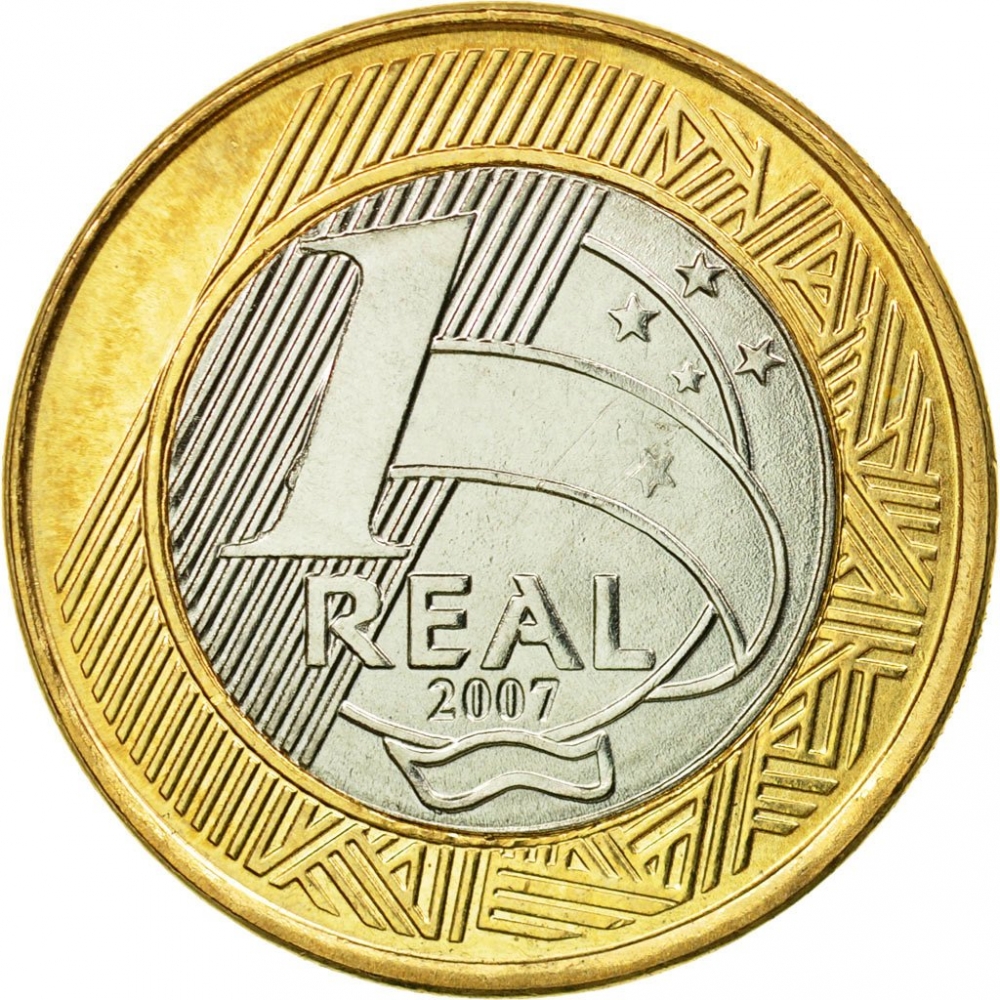 Brazil Coin 1 Real 2002 