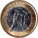 1 Real 2016, Schön# 229, Brazil, Rio 2016 Summer Olympics, Boxing