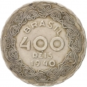 400 Réis 1938-1942, KM# 547, Brazil