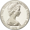 10 Cents 1973-1984, KM# 3, British Virgin Islands, Elizabeth II