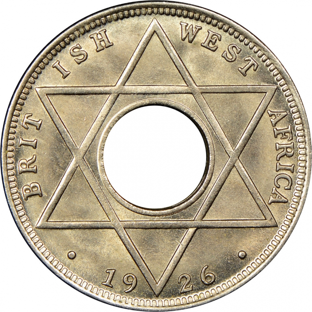 1/10 Penny 1912-1936, KM# 7, British West Africa, George V