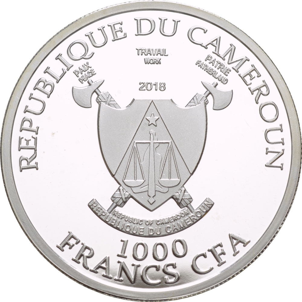 1000 Francs 2018, Cameroon, 2018 Football (Soccer) World Cup in Russia, Rostov-on-Don