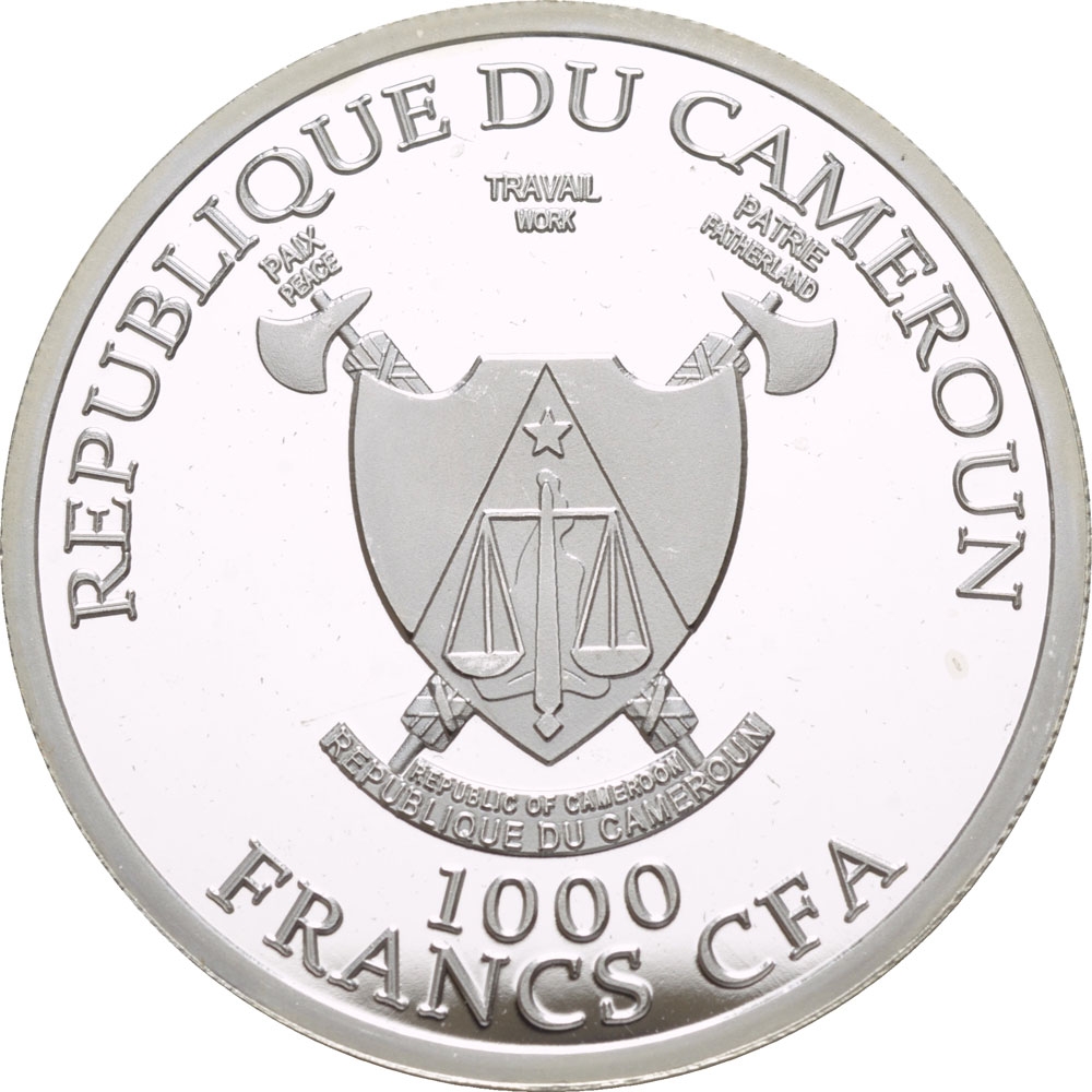 1000 Francs 2018, Cameroon, 2018 Football (Soccer) World Cup in Russia, Saint Petersburg