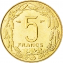 5 Francs 1958, KM# 10, Cameroon