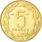 5 Francs 1958, KM# 10, Cameroon