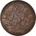 1/2 Penny 1856, KM# 5, Nova Scotia, Victoria