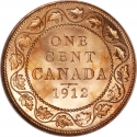 1 Cent 1912-1920, KM# 21, Canada, George V